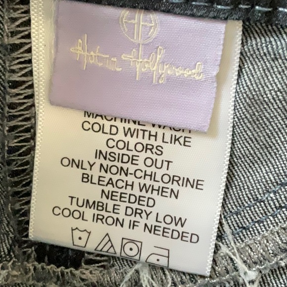 Hot In Hollywood Women’s Beverly Boot Cut Pull On Jeans, Medium, Dark Wash - Picture 7 of 8